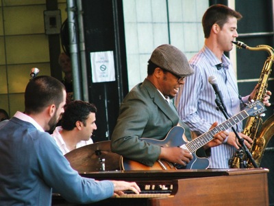 Pete Benson, George Fludas, Jeff Parker and Scott Burns 